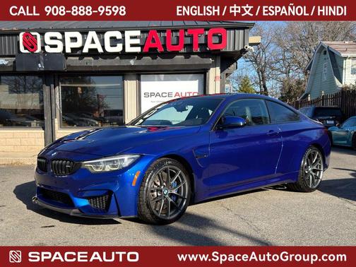 Blue 2020 BMW M4 Base
