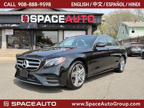 Black 2018 Mercedes-Benz E-Class 4MATIC
