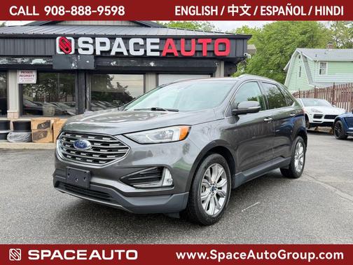 Gray 2019 Ford Edge Titanium