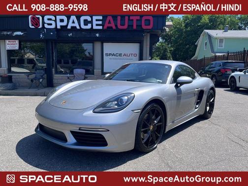 GT Silver Metallic 2017 Porsche 718 Cayman Coupe 2D