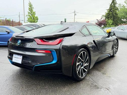 Black 2015 BMW i8 Coupe 2D
