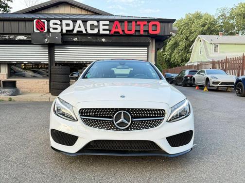 White 2018 Mercedes-Benz C-Class C 300 Coupe 2D