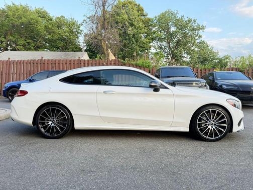 White 2018 Mercedes-Benz C-Class C 300 Coupe 2D