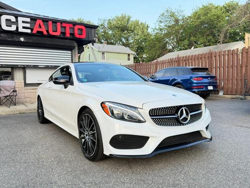 White 2018 Mercedes-Benz C-Class C 300 Coupe 2D