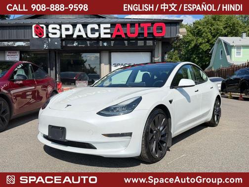 White 2023 Tesla Model 3 Performance