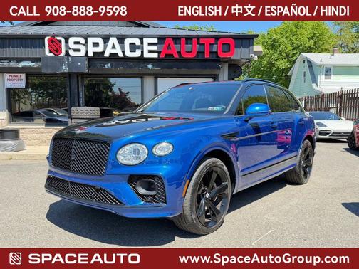 Blue 2021 Bentley Bentayga V8