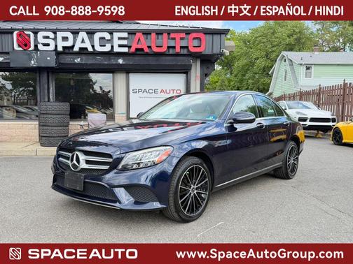 Blue 2020 Mercedes-Benz C-Class C 300 4MATIC