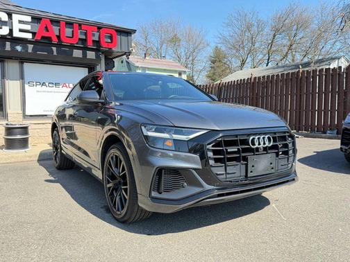 Gray 2021 Audi Q8 55 Premium Plus