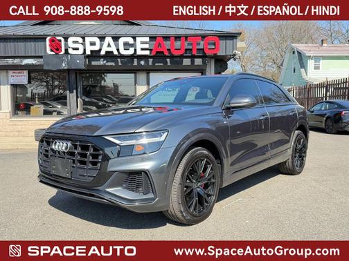 Gray 2021 Audi Q8 55 Premium Plus