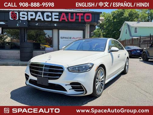 White 2022 Mercedes-Benz S-Class 4MATIC
