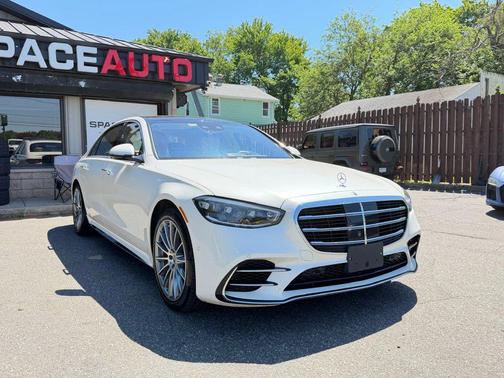 White 2022 Mercedes-Benz S-Class 4MATIC