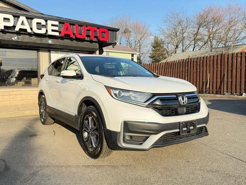 White 2021 Honda CR-V AWD EX-L
