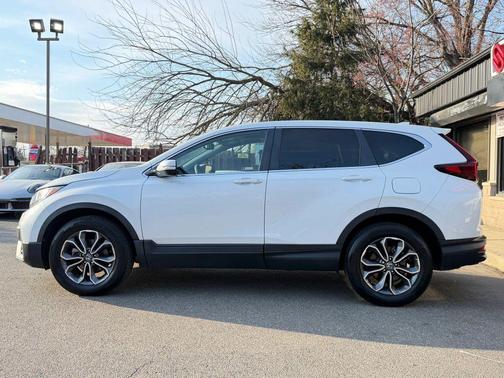 White 2021 Honda CR-V AWD EX-L