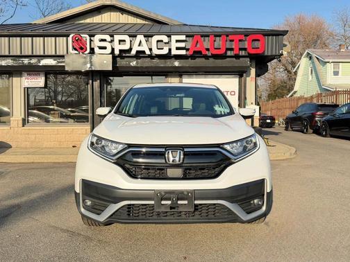 White 2021 Honda CR-V AWD EX-L