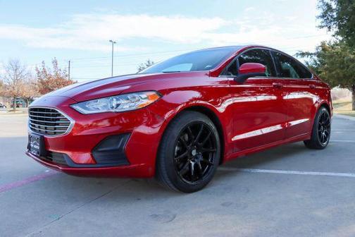 Red 2020 Ford Fusion SE