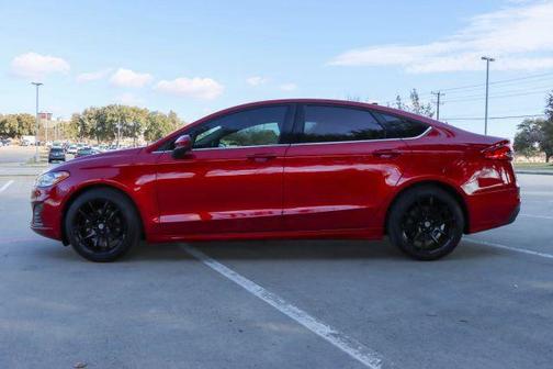 Red 2020 Ford Fusion SE