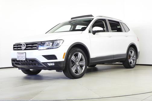 Pure White 2021 Volkswagen Tiguan 2.0T SEL