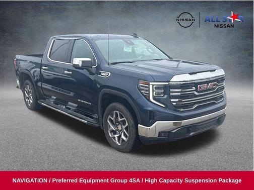 Pacific Blue Metallic 2023 GMC Sierra 1500 SLT
