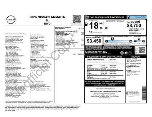 2026 Nissan Armada SL