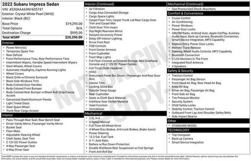 2022 Subaru Impreza Base