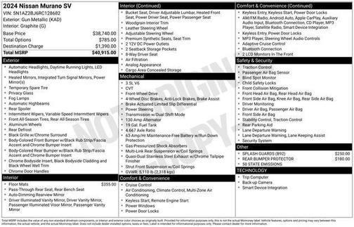 2024 Nissan Murano SV FWD