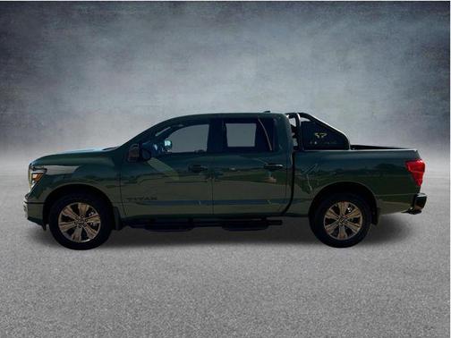 Tactical Green Metallic 2024 Nissan Titan SV