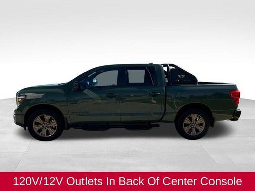 Tactical Green Metallic 2024 Nissan Titan SV