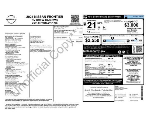2024 Nissan Frontier SV