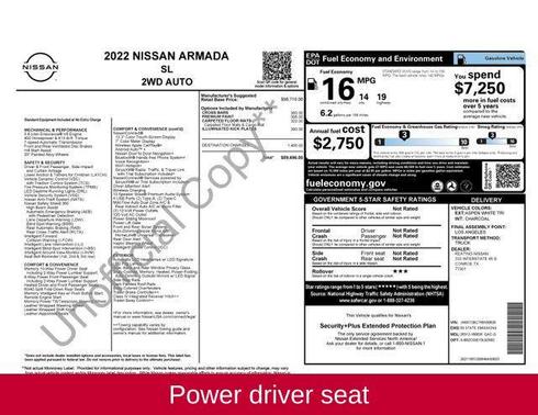 2022 Nissan Armada SL 2WD
