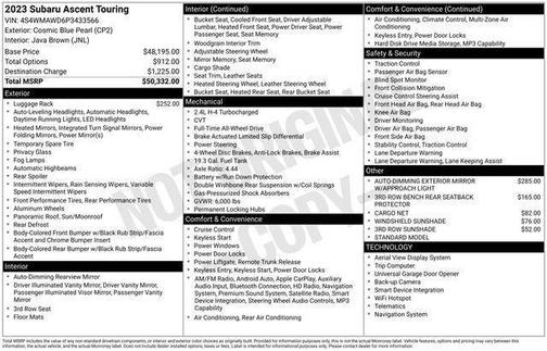 2023 Subaru Ascent Touring 7-Passenger