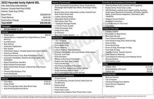 2022 Hyundai IONIQ Hybrid SEL