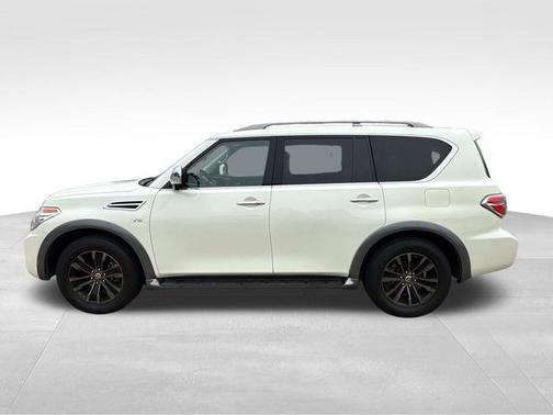 Pearl White 2018 Nissan Armada Platinum