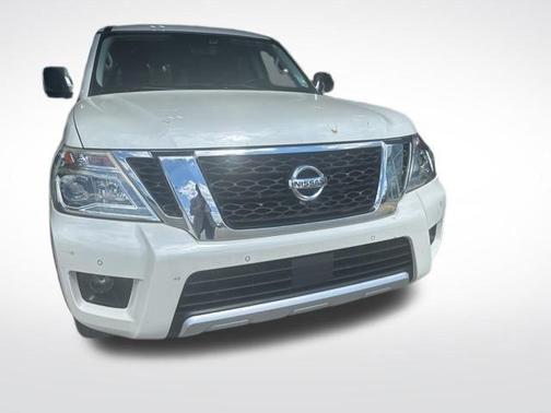 Pearl White 2018 Nissan Armada Platinum