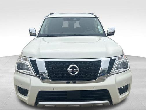 Pearl White 2018 Nissan Armada Platinum