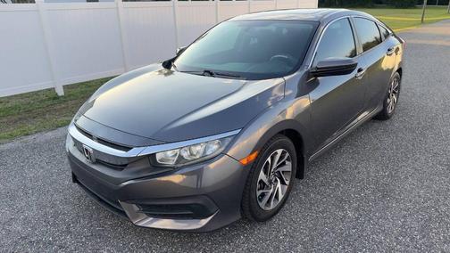 Modern Steel Metallic 2016 Honda Civic EX