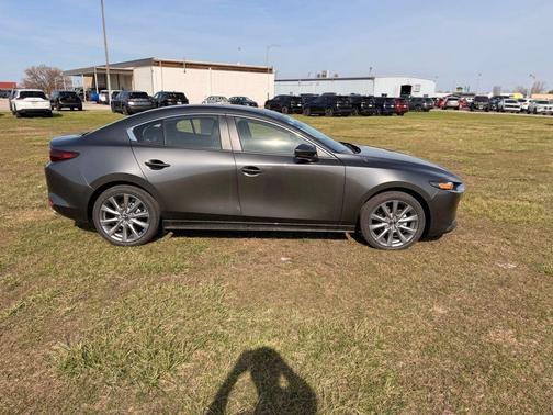 Machine Gray Metallic 2026 Mazda Mazda3 FWD w/Preferred Package