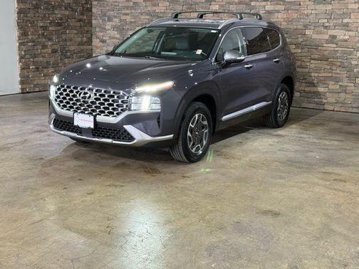 Lagoon Blue 2022 Hyundai SANTA FE HEV Blue