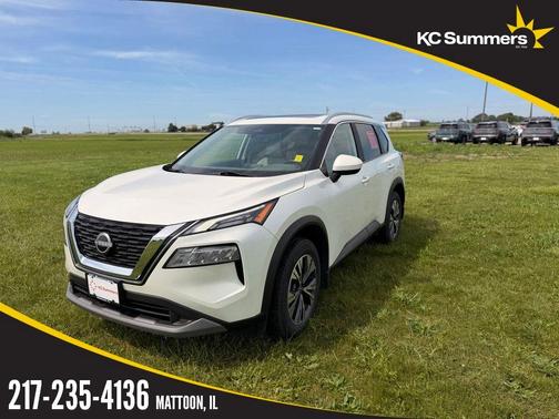White 2023 Nissan Rogue SV