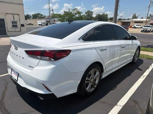 Quartz White Pearl 2019 Hyundai SONATA Limited