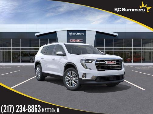 Glacier White 2026 GMC Acadia Elevation