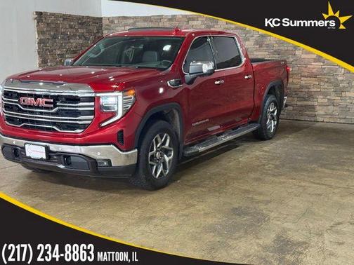 Volcanic Red 2024 GMC Sierra 1500 SLT