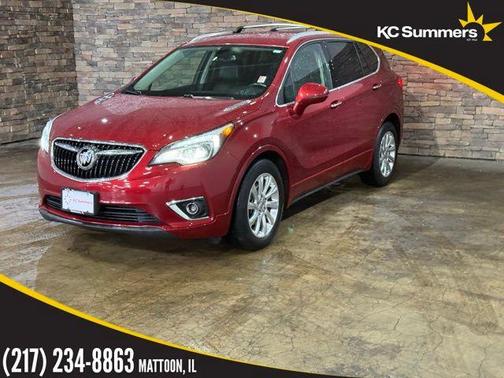 Chili Red Metallic 2019 Buick Envision Essence