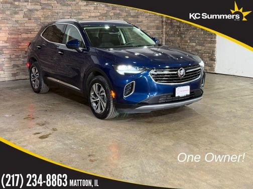 Sapphire Metallic 2022 Buick Envision Essence