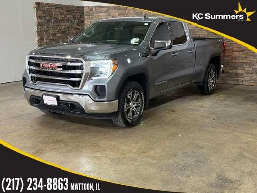 Satin Steel Metallic 2021 GMC Sierra 1500 SLE