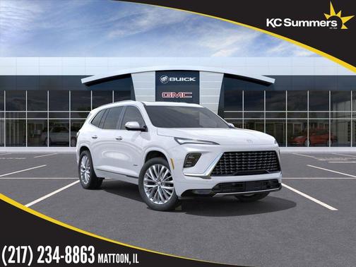 White Tri-Coat 2026 Buick Enclave Avenir SUV