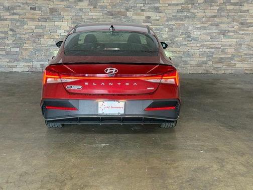 Red 2025 Hyundai ELANTRA HEV SEL Sport