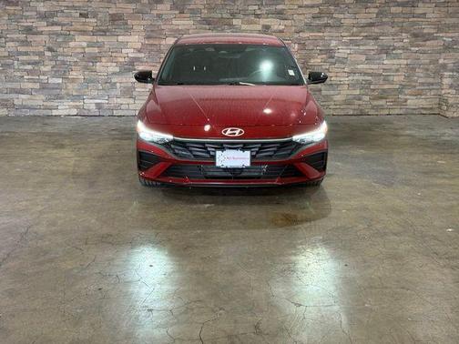 Red 2025 Hyundai ELANTRA HEV SEL Sport