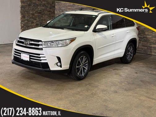 Blizzard Pearl 2017 Toyota Highlander XLE