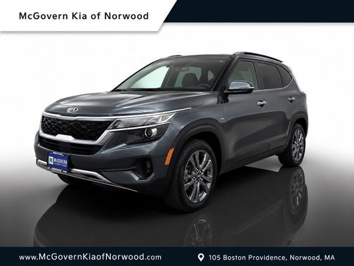 Gray 2023 Kia Seltos S