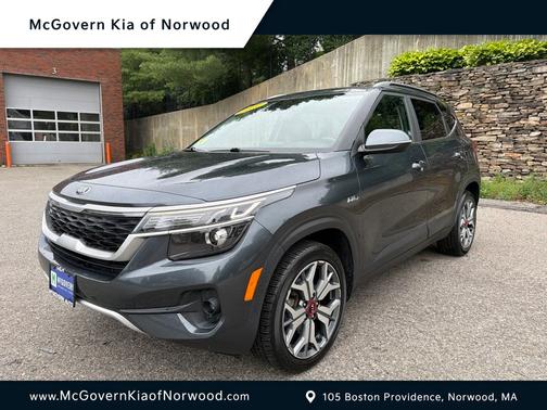 Gray 2021 Kia Seltos S